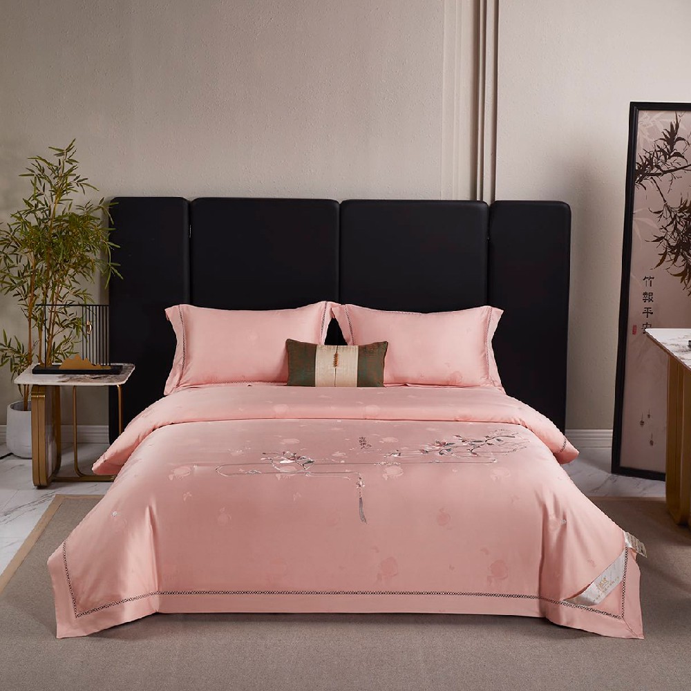 苏绣莫代尔蚕丝被（玉色）