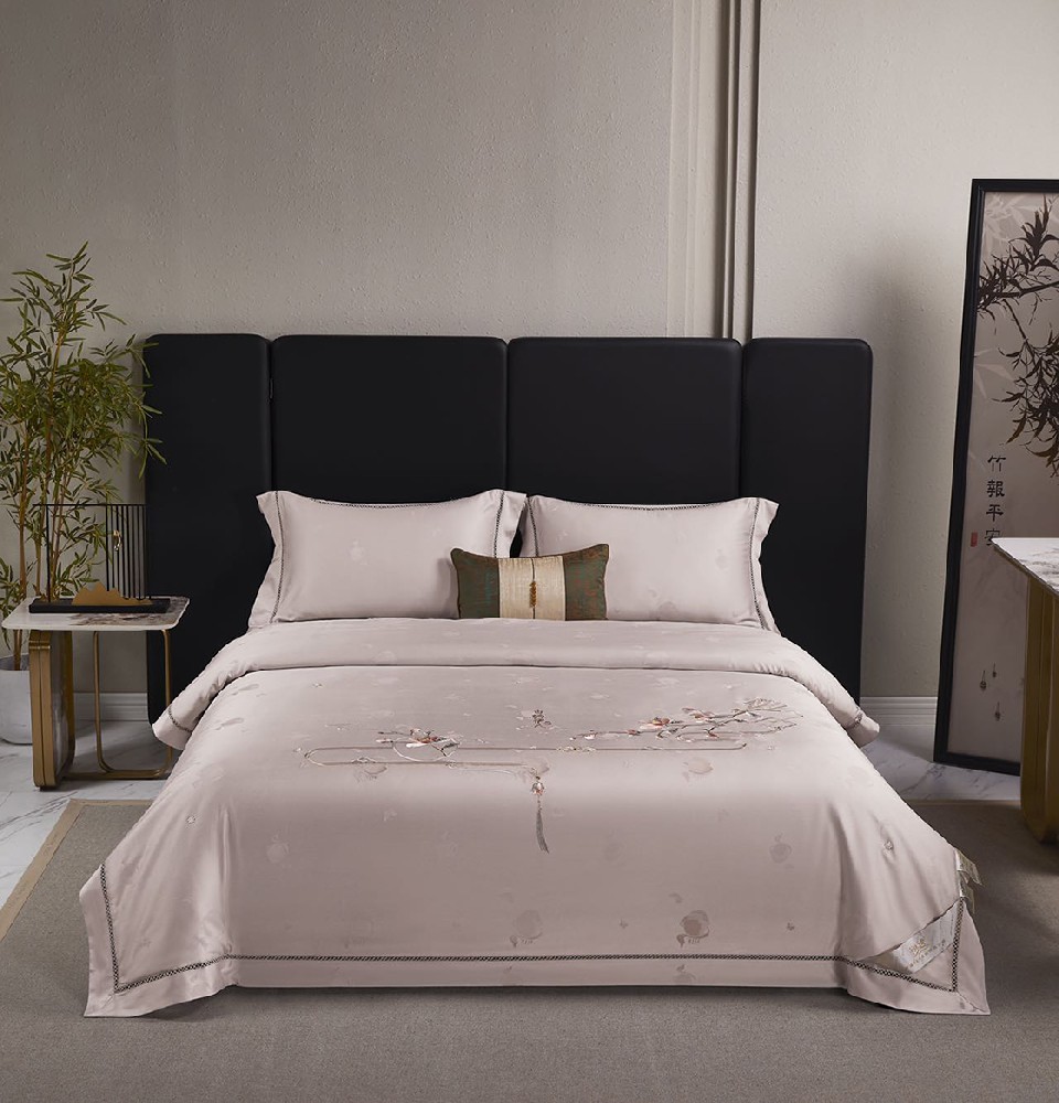 苏绣莫代尔蚕丝被（灰色）