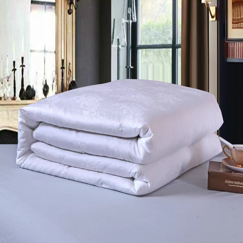 全棉提花蚕丝被